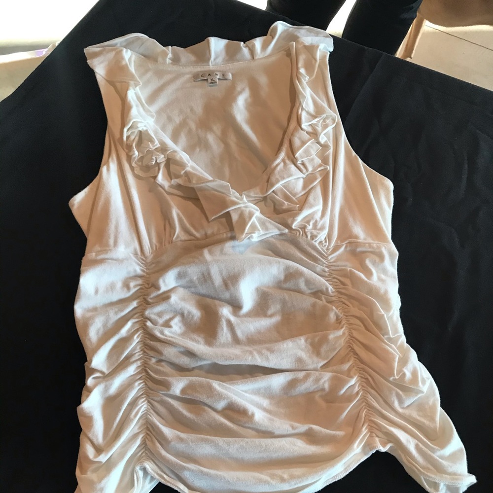 Cabi ruffle tank